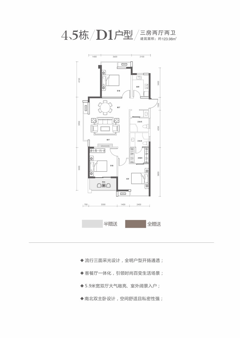4、5棟D1戶型