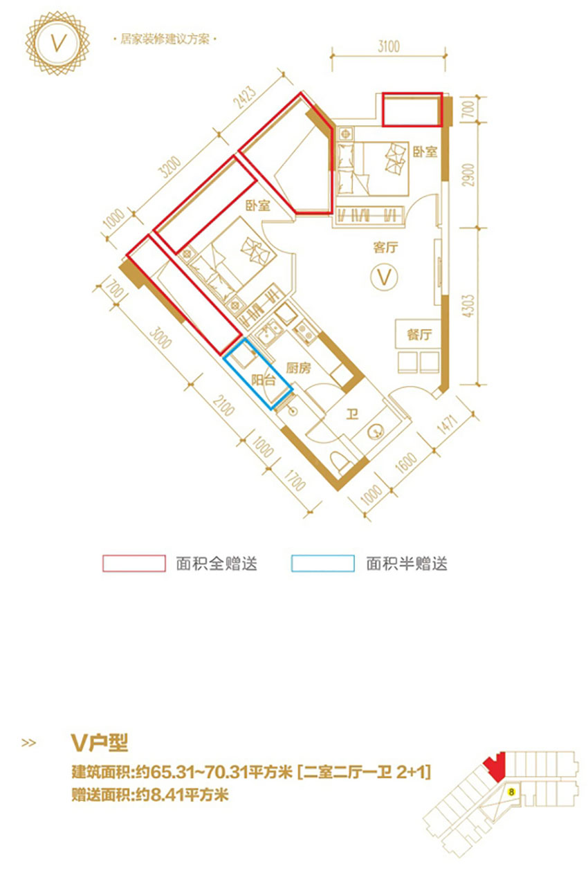 V戶型