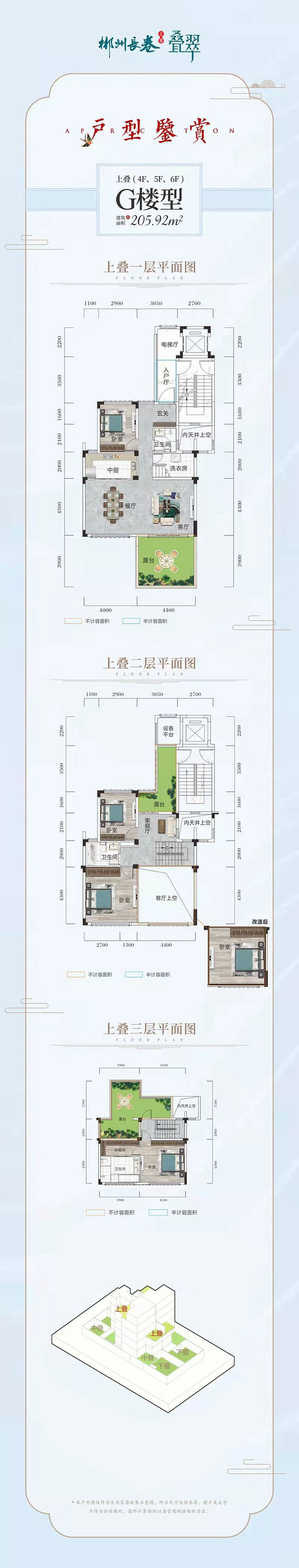 G樓型上疊（4F、5F、6F）