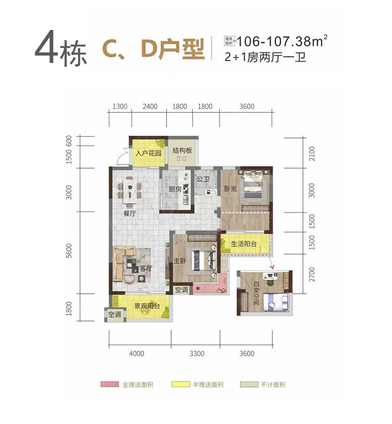 4棟C、D戶型